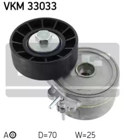 Натяжной ролик, поликлиновойремень SKF VKM 33033